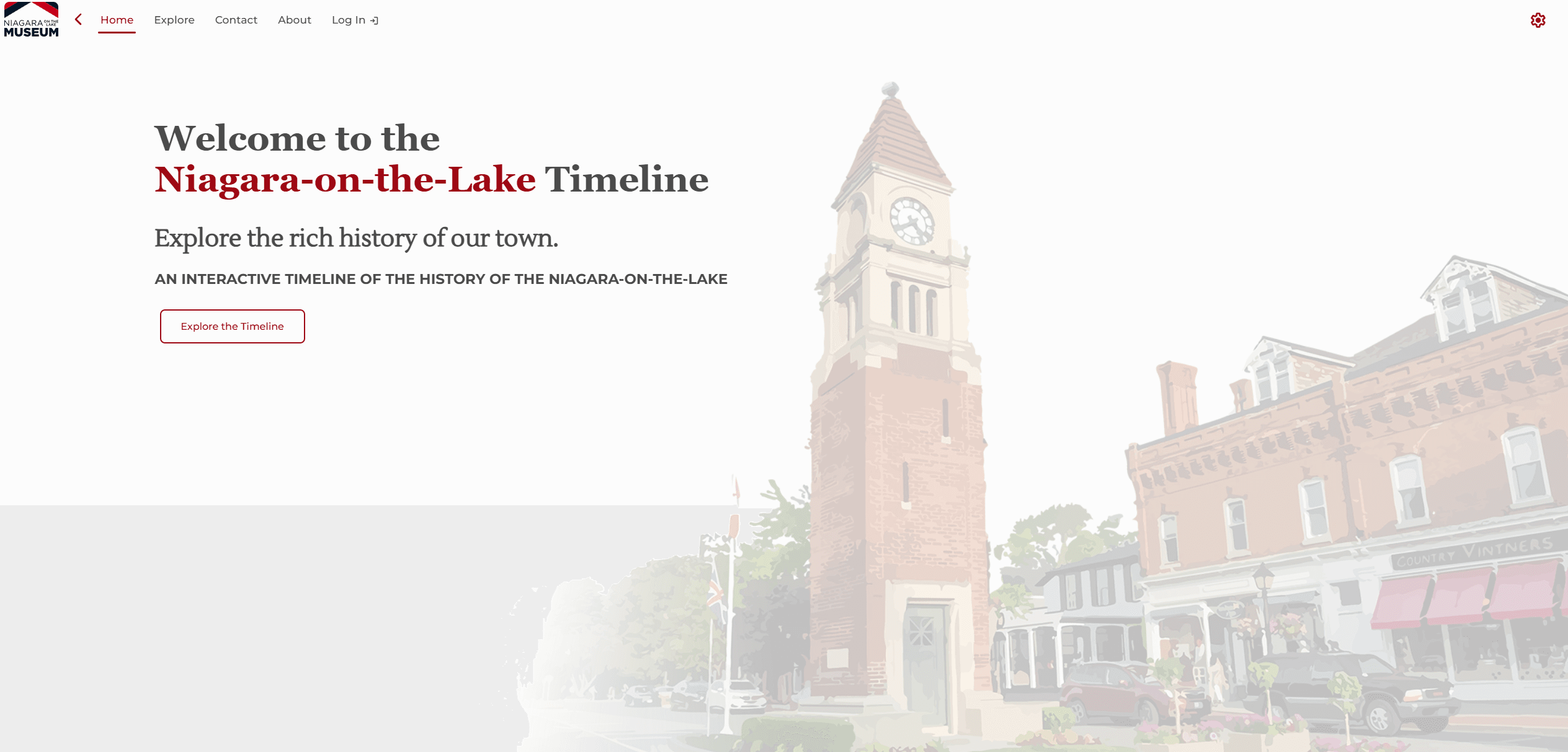 Niagara-on-the-Lake Museum Timeline Website