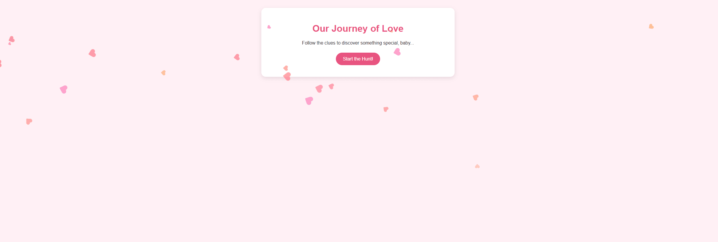 Scavenger Hunt Proposal Website